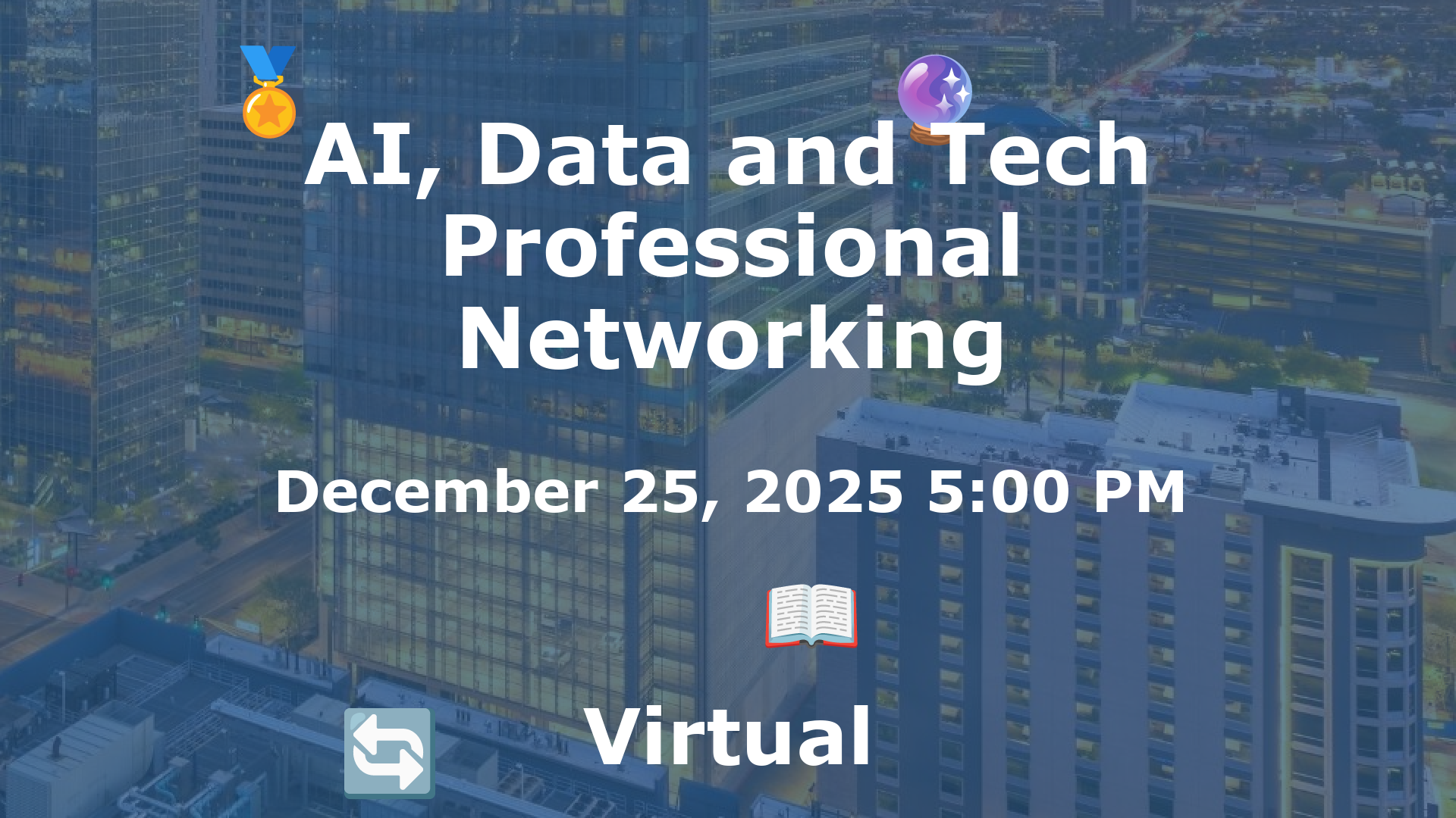 AI, Data and Tech Professional Networking event image
